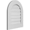 Ekena Millwork Round Top Surface Mount PVC Gable Vent: Functional, w/ 3-1/2"W x 1"P Standard Frame, 20"W x 24"H GVPRT20X2401SF - alternate 2